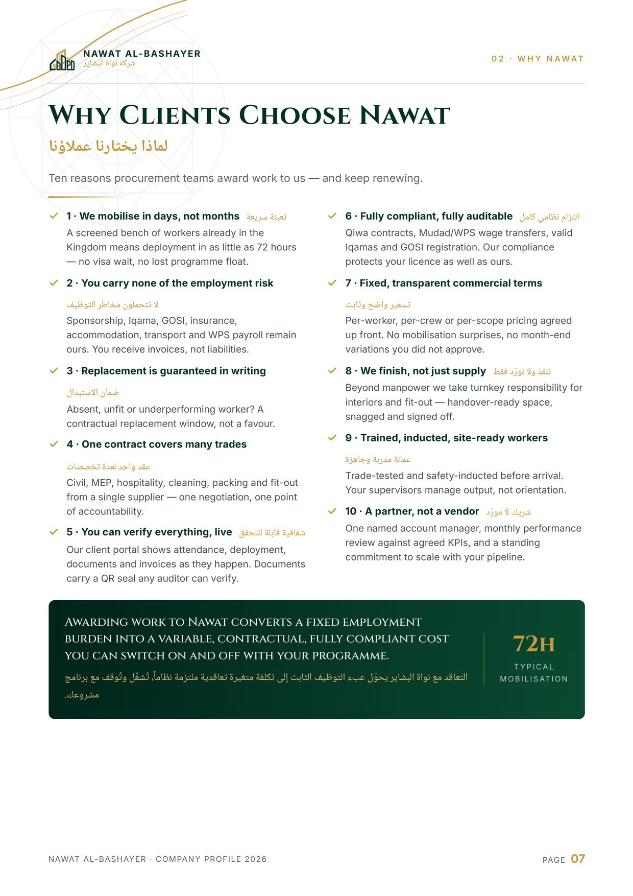 Company profile — page 7 of 52