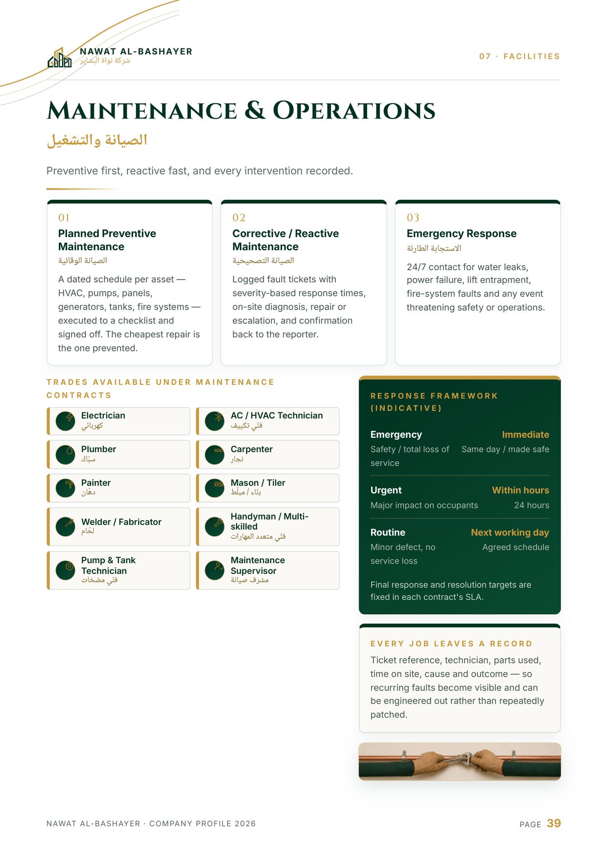 Company profile — page 39 of 52